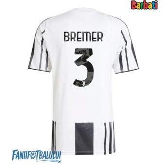 Juventus Gleison Bremer #3 Tricou Fotbal Replică 2025-26 Barbati Acasa